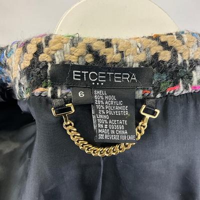 415 ETCETRA 2pc. Multicolored Jacket & Skirt