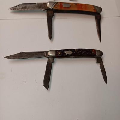 SCHRADE AND WESTERN POCKET KNIVES