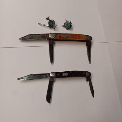 SCHRADE AND WESTERN POCKET KNIVES