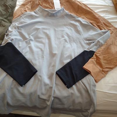 MEN'S UNDER ARMOUR AND GOODFELLOW SHIRTS (XL) WEATHERPROOF PANTS