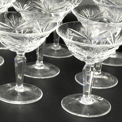 1960's Crystal Glasses - Andernach Collection by Nachtmann - Set of 10