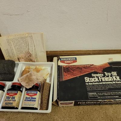 Stock refinishing set