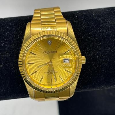 Oleg Cassini Ladies Vintage Diamond Quartz Water resistant