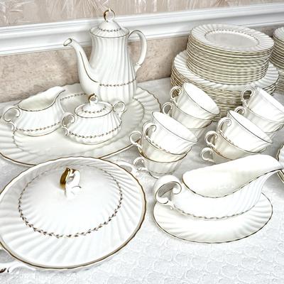 Royal Doulton English Fine Bone China Set - Adrian Pattern