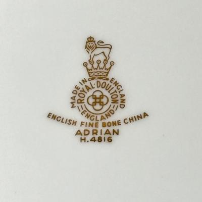 Royal Doulton English Fine Bone China Set - Adrian Pattern