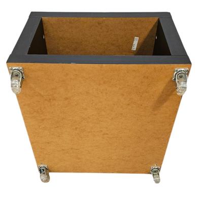 Black Ikea Lack Side Table On Casters