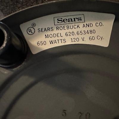 Vintage Sears Electric Fondue Pot with Forks