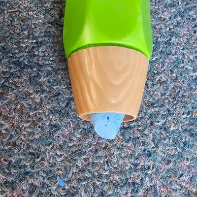 Summer kid toys and sidewalk Chalk