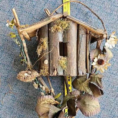 Wood Bird House decorations