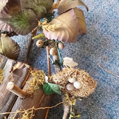 Wood Bird House decorations