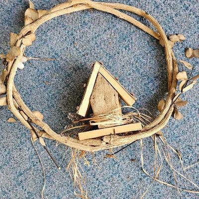Wood Bird House decorations