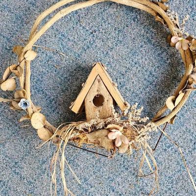 Wood Bird House decorations