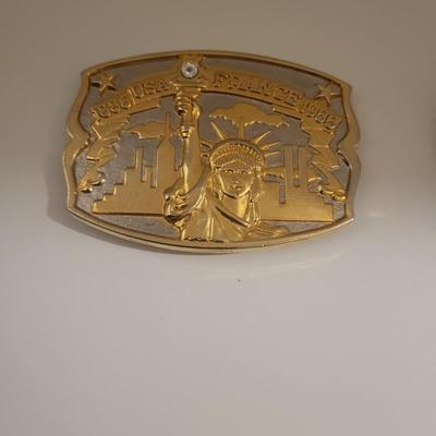 NEW YORK * STATUE OF LIBERTY BELT BUCKLES