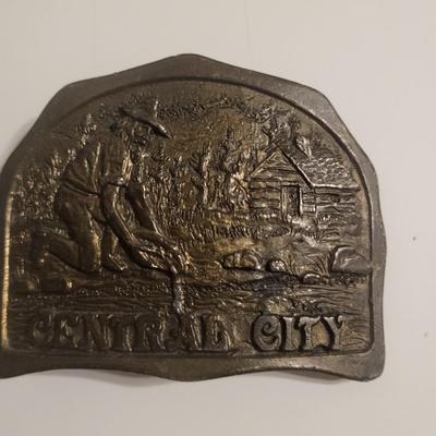 CENTRAL CITY * ASPEN * COLORADO * BELT BUCKLES