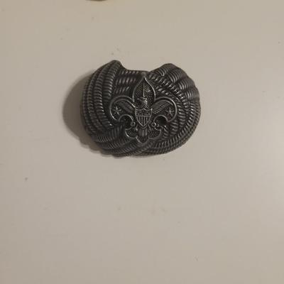 GIRL SCOUT PATCHES AND PINS, BOY SCOUT SCARF SLIDE