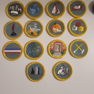 GIRL SCOUT PATCHES AND PINS, BOY SCOUT SCARF SLIDE