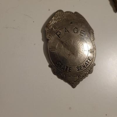 NRA COIN, STATE SENATE BADGE, VINTAGE DICE, SKELETON KEY AND MORE