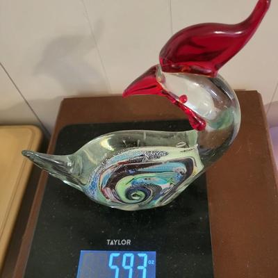 BLOWN GLASS ROOSTERS