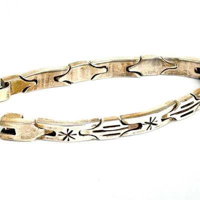 Vintage Sterling Silver .925 Bracelet with Star Design