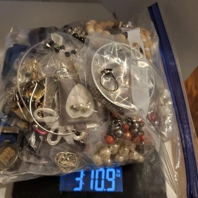 3 POUNDS OF WEARABLE BULK JEWELRY