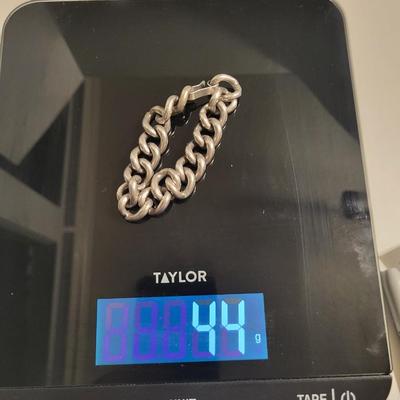 STERLING SILVER BRACELET 44 grams