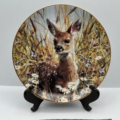 “Our Woodland Friends” w/ Authenticity-Set of 8 Collectible Plates, W.J. George