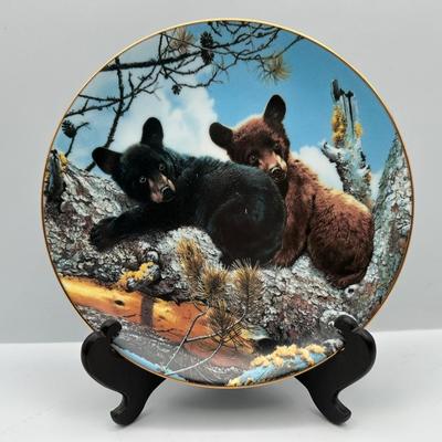 “Our Woodland Friends” w/ Authenticity-Set of 8 Collectible Plates, W.J. George