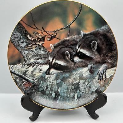 “Our Woodland Friends” w/ Authenticity-Set of 8 Collectible Plates, W.J. George
