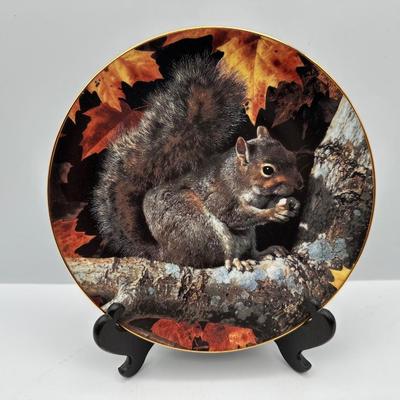 “Our Woodland Friends” w/ Authenticity-Set of 8 Collectible Plates, W.J. George