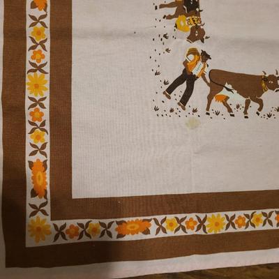 VINTAGE TABLECLOTH