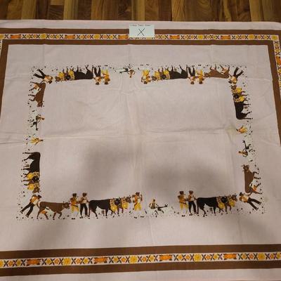 VINTAGE TABLECLOTH