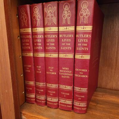 Bulter's Lives of the Saints 5 Volumes