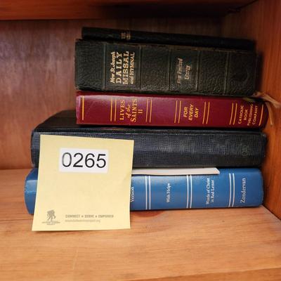 Religious Books Bible, Daily Missal, Lives of Saints