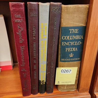 Lot 5 Books 4 Yearbooks The Wolf New Orleans + Columbia Encyclopedia