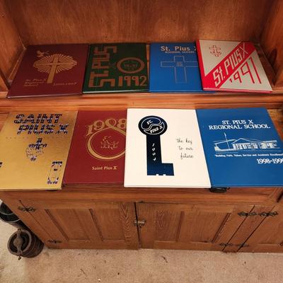 Lot of School Yearbooks St. Pius Regional