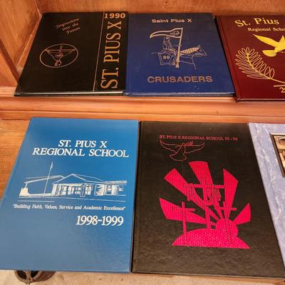 Lot of School Yearbooks St. Pius Regional