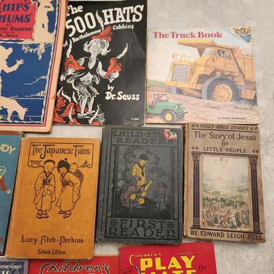 Large lot of Children Books , Bob & Judy , Playmate, 500 Hats Dr Seuss, Tuck-in Tales