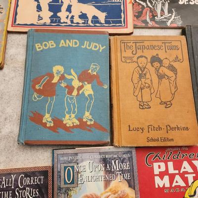 Large lot of Children Books , Bob & Judy , Playmate, 500 Hats Dr Seuss, Tuck-in Tales