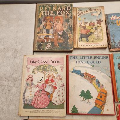 Lot of Children Books , The Little Engine that Could, Lassie, Huckleberry Finn, The Gay Book