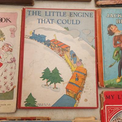 Lot of Children Books , The Little Engine that Could, Lassie, Huckleberry Finn, The Gay Book