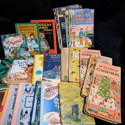 Collection of Vintage Children's Books & More (1020CL-SD)