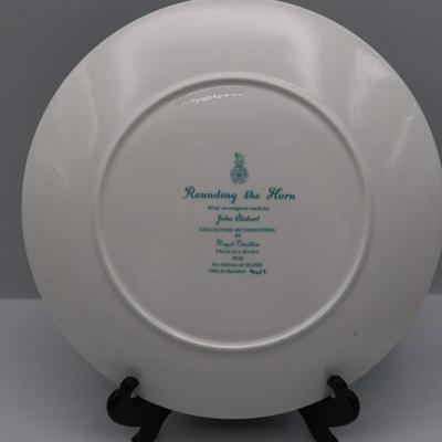 ROYAL DOULTON Collectors Plate "Rounding The Horn" by John Stobart, 1978
