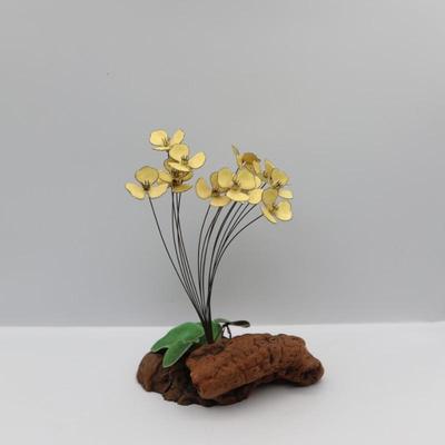 Handcrafted by Bovano Metal and Wood Sculpture