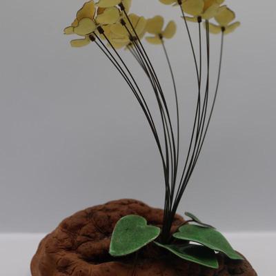 Handcrafted by Bovano Metal and Wood Sculpture