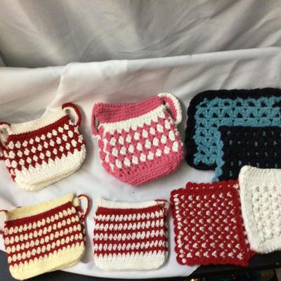 Crochet Pot Holders, and Hot Pads