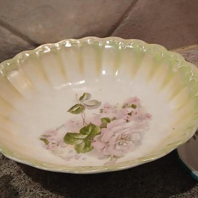 Teatime! Assortment of small dishware and a nice Mayfair collection tea pot