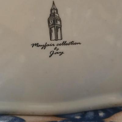 Teatime! Assortment of small dishware and a nice Mayfair collection tea pot