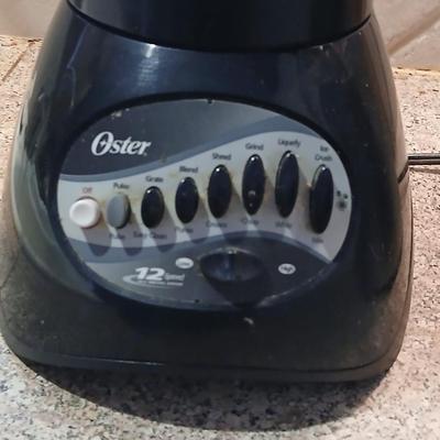 Oster 12 speed blender with a nice Compact Breville Juice Fountain