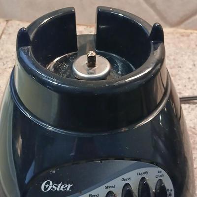 Oster 12 speed blender with a nice Compact Breville Juice Fountain