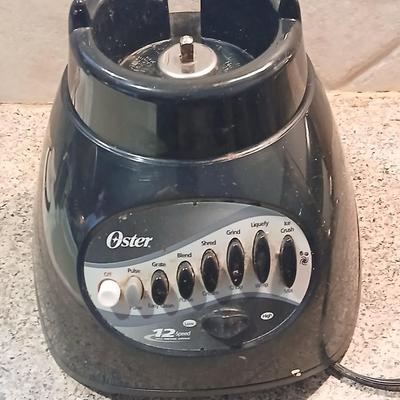 Oster 12 speed blender with a nice Compact Breville Juice Fountain